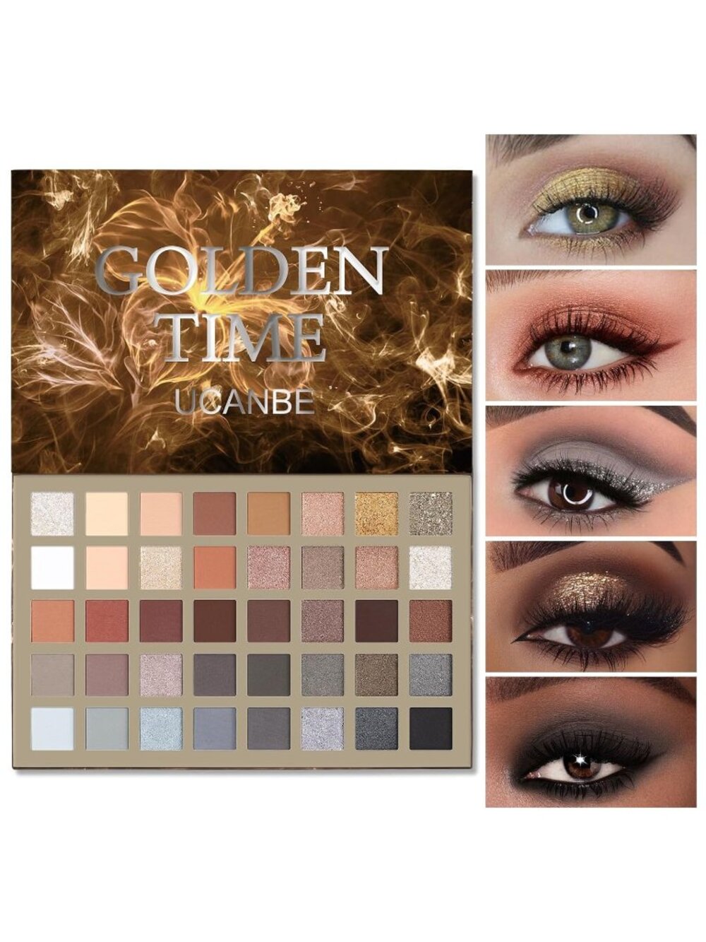 Women's Palette 2 40 Color Eyeshadow Matte Shimmer Pigmented Powder Makeup Kit